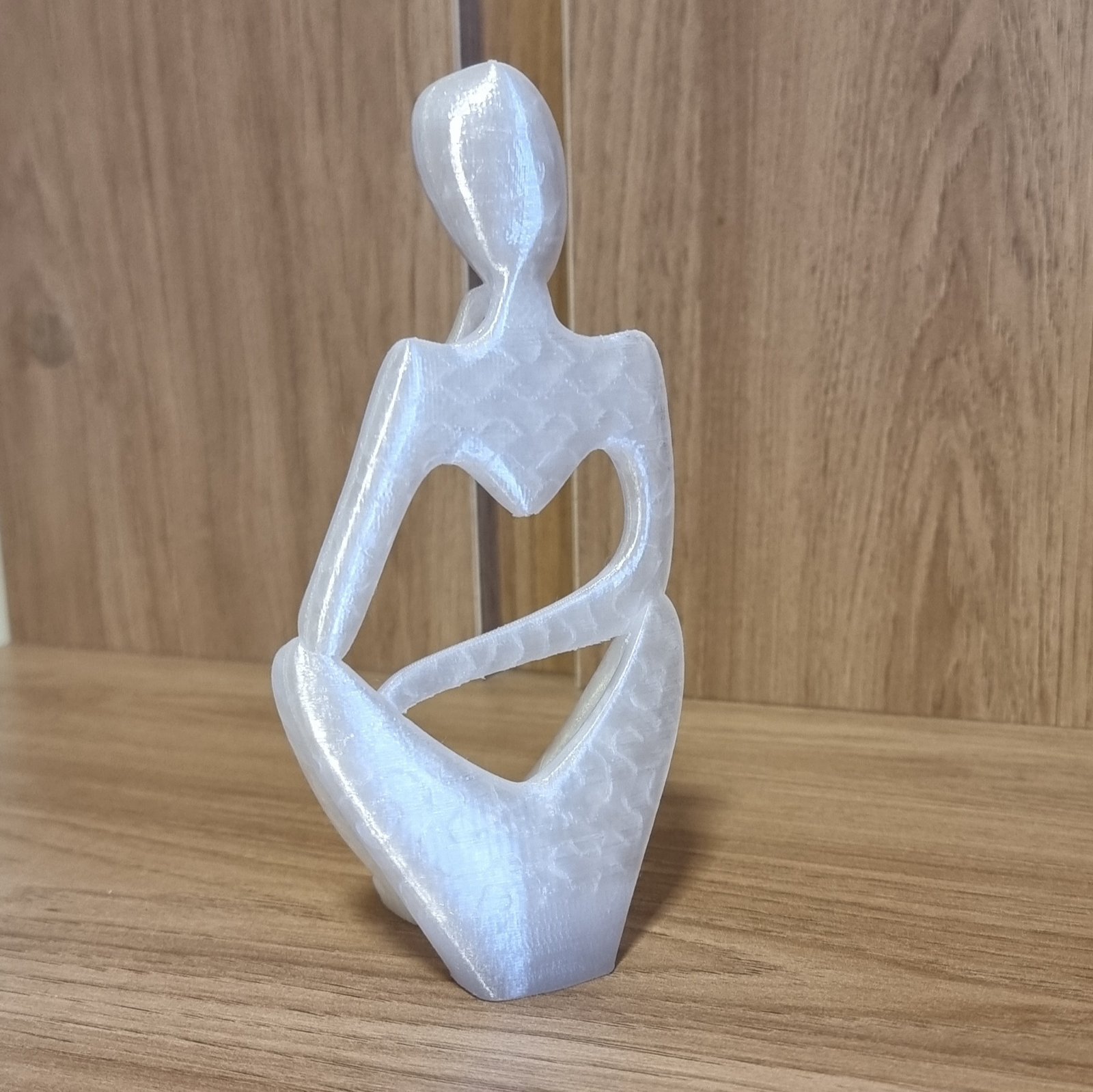 Imagem 3 de Estátua Decorativa Figura Pensador Enfeite Mesa Sala Rack