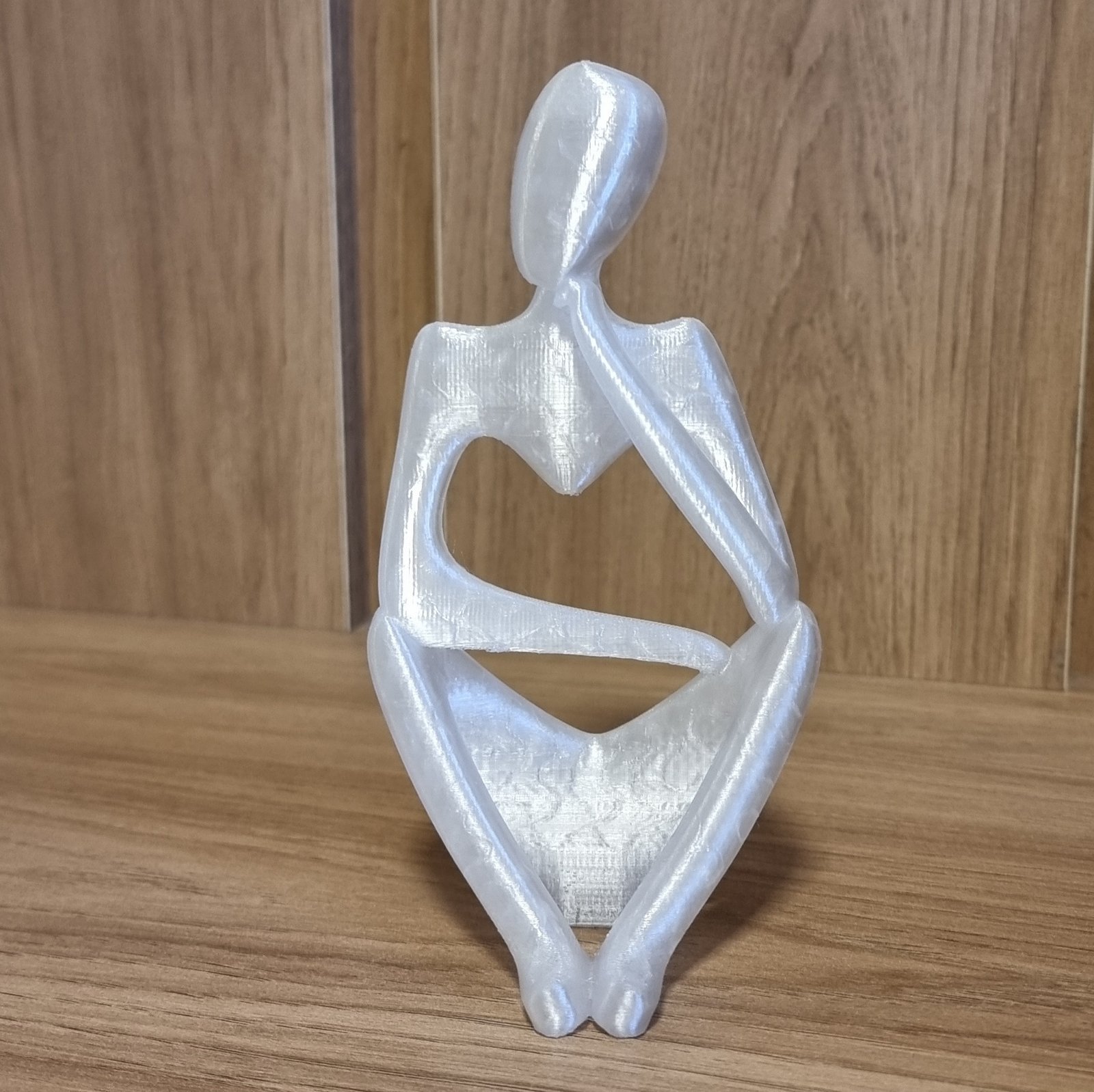Imagem 5 de Estátua Decorativa Figura Pensador Enfeite Mesa Sala Rack