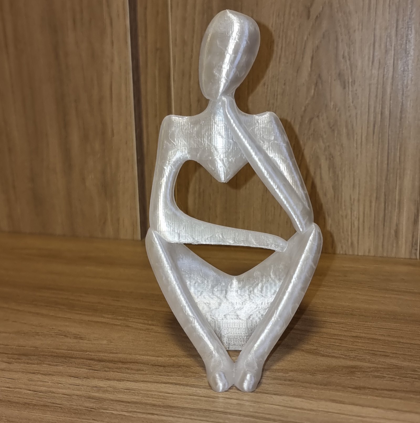Imagem 6 de Estátua Decorativa Figura Pensador Enfeite Mesa Sala Rack