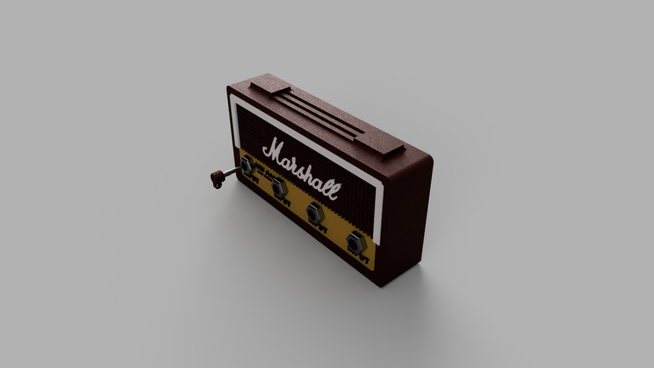 Imagem 2 de Porta Chaves Marshall Jcm800 Com 4 Jacks Pluginz