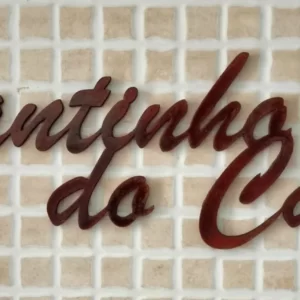 Placa decorativa Cantinho do Café 3mm B