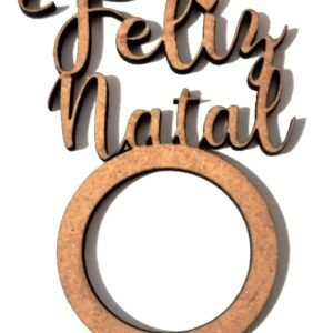 Kit Porta Guardanapo Feliz Natal Mesa Posta Decoração Mdf