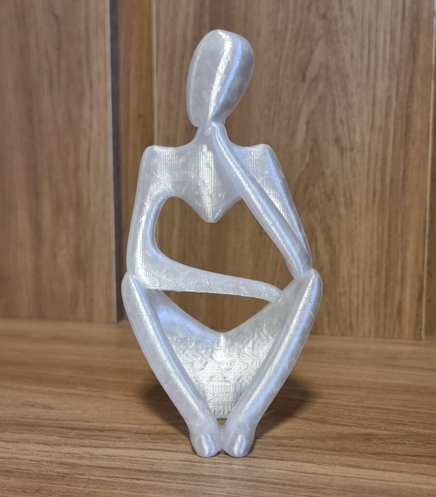 Estátua Decorativa Figura Pensador Enfeite Mesa Sala Rack